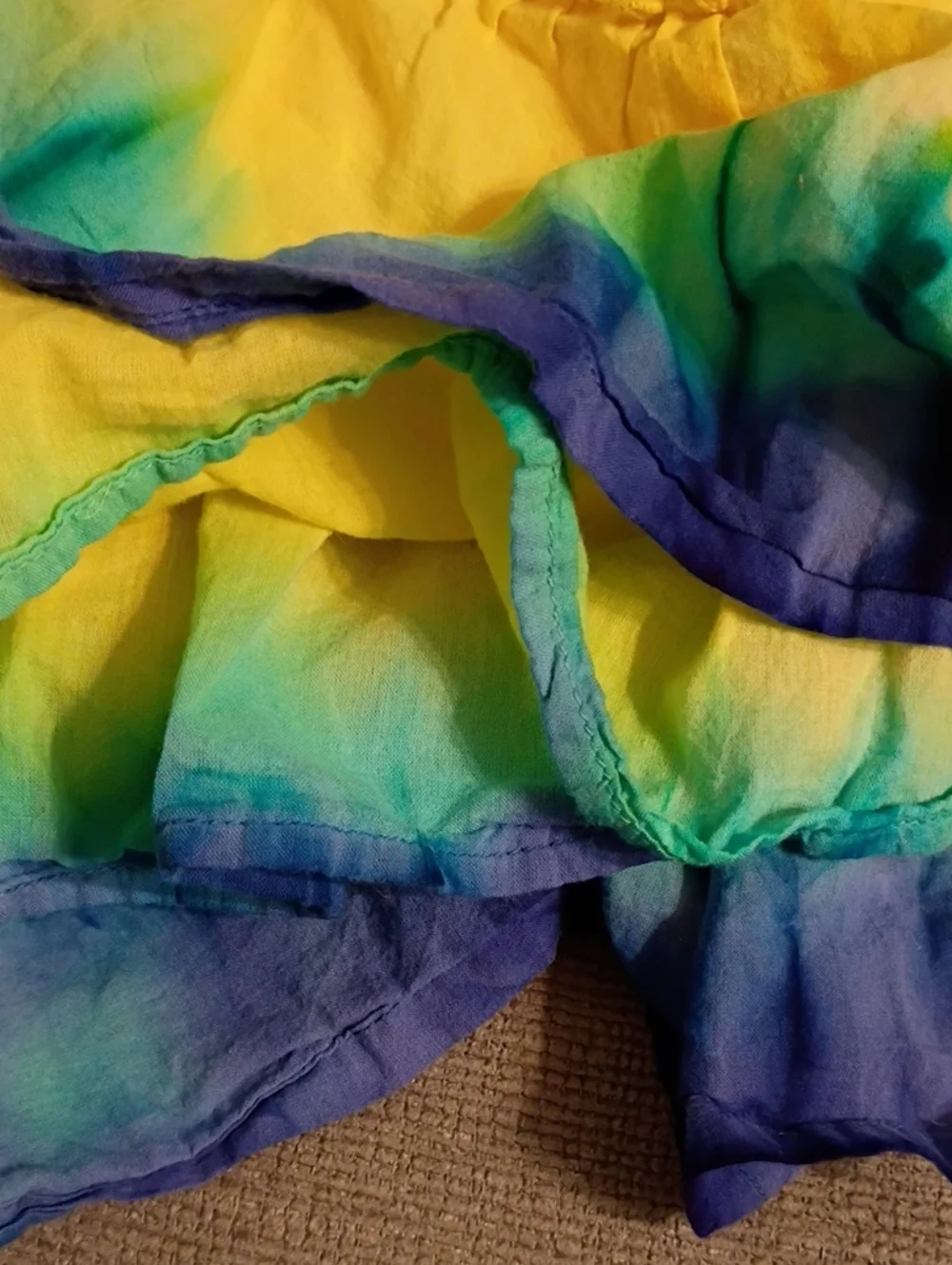 Isaac Mizrahi Tie Dye Rainbow Toddler Dress